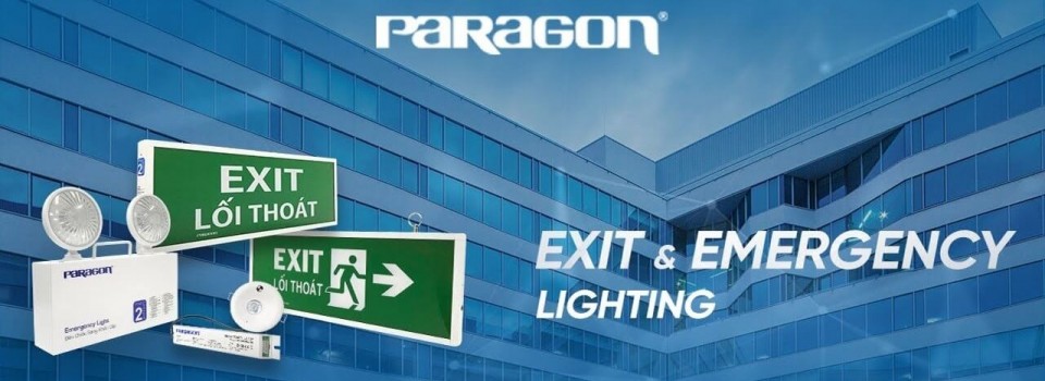 Đèn sạc Emergency Exit thoát hiểm khẩn cấp Led Paragon